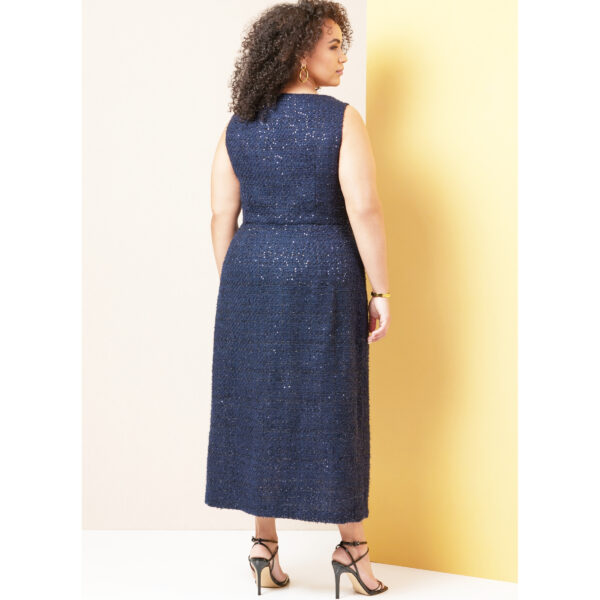 Butterick Schnittmuster - B7022 - durchgehend geknöpftes Trägerkleid – Bild 6