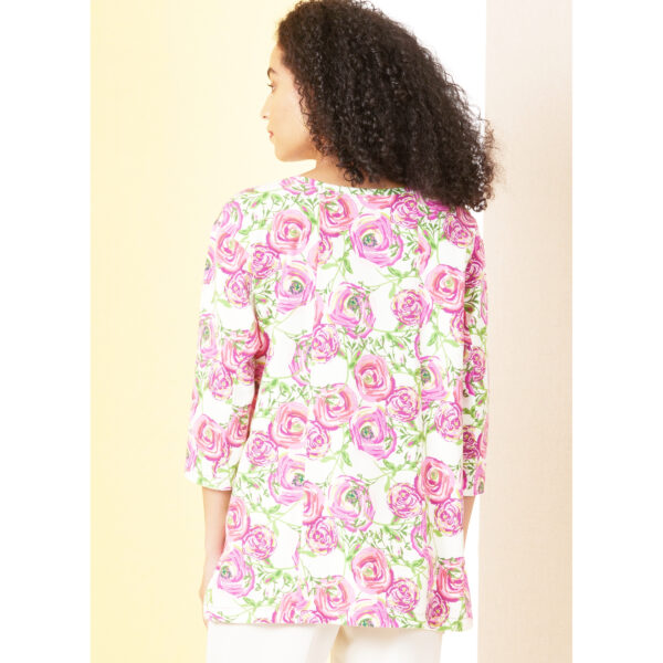 Butterick Schnittmuster - B7023 - lässig weite Bluse mit dreiviertel Ärmel – Bild 6