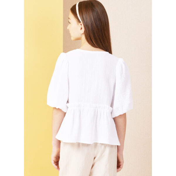 Butterick Schnittmuster - B7034 - Mädchenbluse und Hose – Bild 6