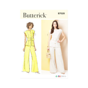 Butterick Schnittmuster B7028 – Damenhose & ärmellose Bluse zum Selbernähen