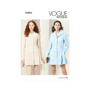 Vogue Schnittmuster V2092 – Damen-Kurzmantel