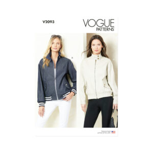 Vogue Schnittmuster - V2093 - Damenblouson mit Stehkragen