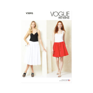 Vogue Schnittmuster V2095 – Rock mit Dehnbund & Zipper