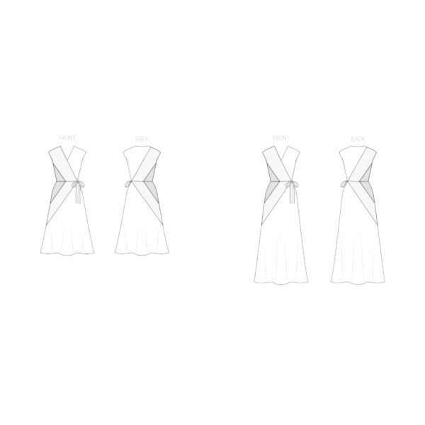 Vogue Schnittmuster V2100 - Kleid mit Colorblocking – Bild 5