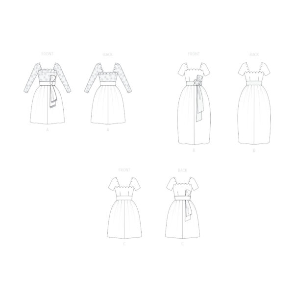 Vogue Schnittmuster V2101 - Vintage - festliches Ballkleid – Bild 7