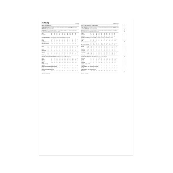 Butterick Schnittmuster - B7027 - Weste und Schlaghose für Damen – Bild 7