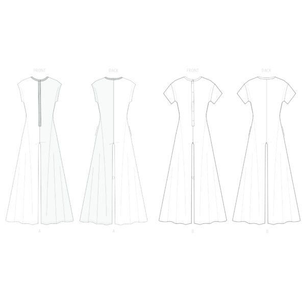 Butterick Schnittmuster - B7029 - Hausanzug, Hausoverall für Damen – Bild 7
