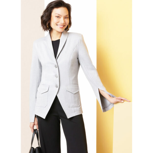 Butterick Schnittmuster - B7026 - eleganter Damenblazer mit Schalkragen – Bild 2