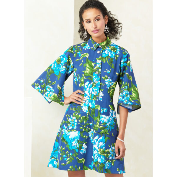 Vogue Schnittmuster - V2083 - Kleid mit kurzer Knopfleiste – Bild 2