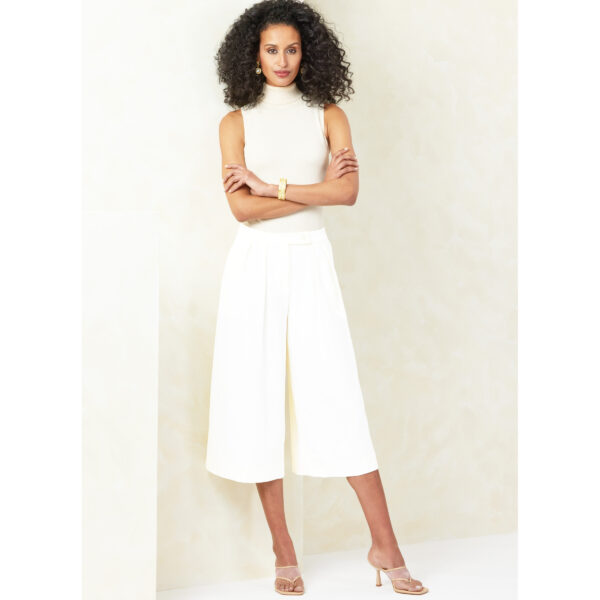 Vogue Schnittmuster - V2094 - Damenhose mit Bundfalten – Bild 2