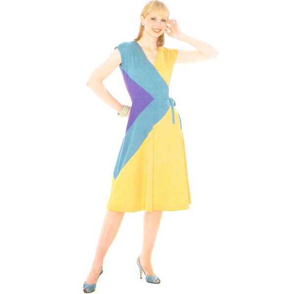 Vogue Schnittmuster V2100 - Kleid mit Colorblocking – Bild 2