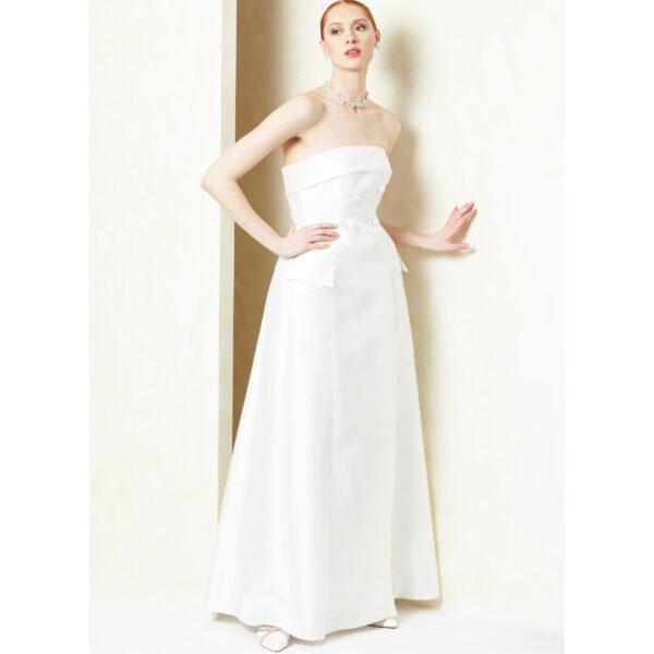 Vogue Schnittmuster - V2089 - trägerloses Abendkleid – Bild 3