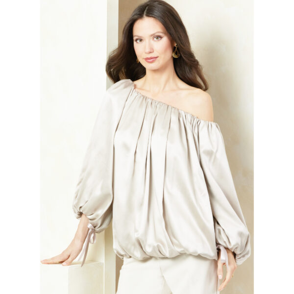 Vogue Schnittmuster V2091 - Bluse im Carmenstil nähen – Bild 3