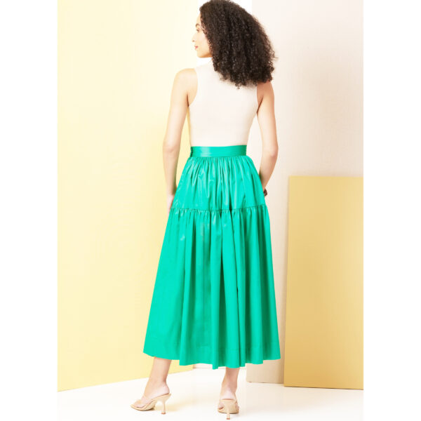Butterick Schnittmuster - B7025 - weit schwingender Stufenrock – Bild 4