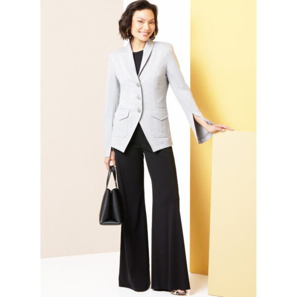 Butterick Schnittmuster - B7026 - eleganter Damenblazer mit Schalkragen – Bild 4