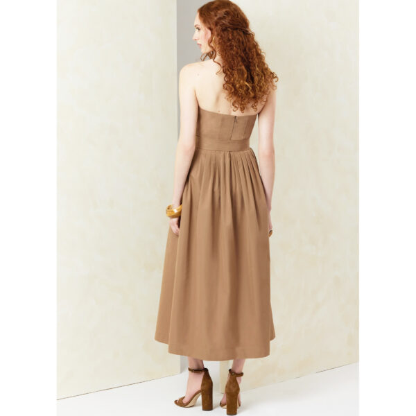 Vogue Schnittmuster V2084 - Kleid mit extravagantem Ausschnitt – Bild 4
