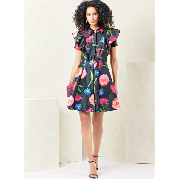 Vogue Schnittmuster V2087 - Kleid mit Flügelärmel – Bild 4
