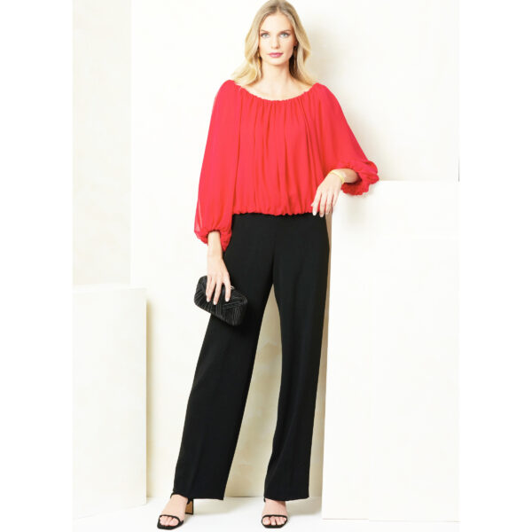 Vogue Schnittmuster V2091 - Bluse im Carmenstil nähen – Bild 4