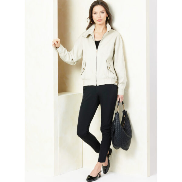 Vogue Schnittmuster - V2093 - Damenblouson mit Stehkragen – Bild 4