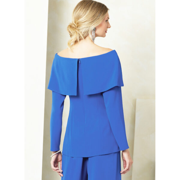 Vogue Schnittmuster - V2098 - elegante Damenkombination aus Hose und Bluse – Bild 4