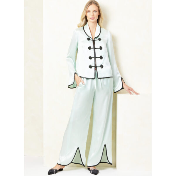 Vogue Schnittmuster V2099 - Hausanzug für Damen – Bild 2
