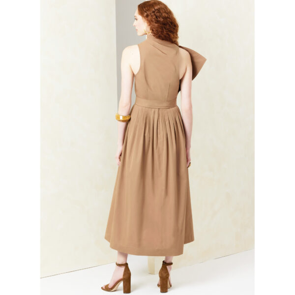 Vogue Schnittmuster V2084 - Kleid mit extravagantem Ausschnitt – Bild 5