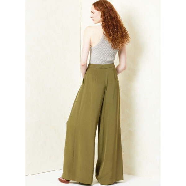 Vogue Schnittmuster - V2094 - Damenhose mit Bundfalten – Bild 5