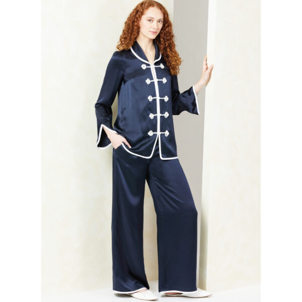 Vogue Schnittmuster V2099 - Hausanzug für Damen – Bild 3