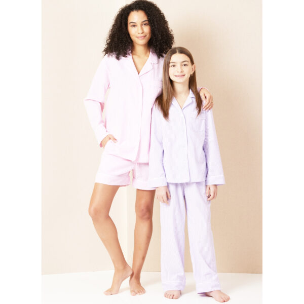 Butterick Schnittmuster - B7030 -  Schlafanzüge für die ganze Familie – Bild 3
