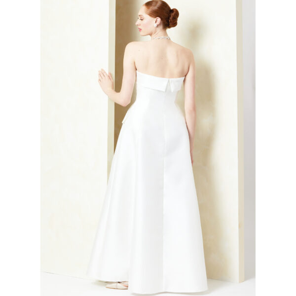 Vogue Schnittmuster - V2089 - trägerloses Abendkleid – Bild 6