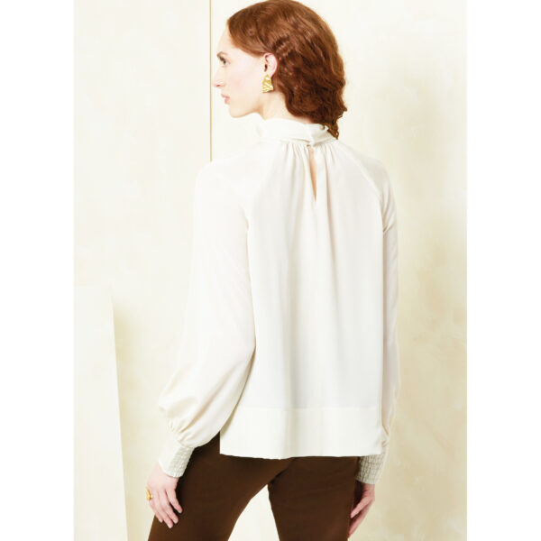 Vogue Schnittmuster - V2090 - Bluse mit Stehbündchen – Bild 7