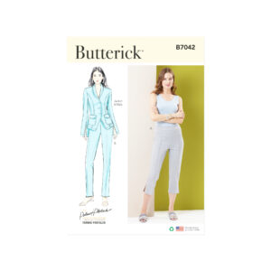 Butterick Schnittmuster B7042 – Schmale Stretchhose für Damen nähen