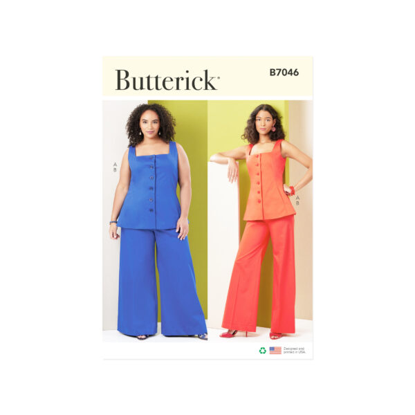 Butterick Schnittmuster B7046 – sommerliche Damen-Kombination zum Selbernähen nähen