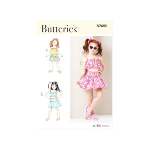 Butterick Schnittmuster B7050 – Ballonrock & Top für Mädchen nähen