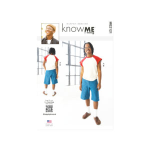 knowME Schnittmuster ME2121 – Shirt & Bermudashorts für Herren – lässiger Sommer-Look zum Selbernähen!