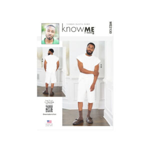 knowME Schnittmuster ME2130 – Sportliches Shirt & Shorts für Herren