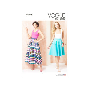 Vogue Schnittmuster V2116 – Weit schwingender Tellerrock