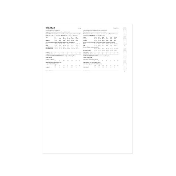 knowME Schnittmuster - ME2122 - leichter Trägeroverall – Bild 7