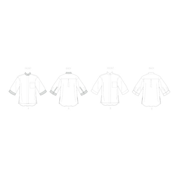 Butterick Schnittmuster - B7041 - lässig weite Sommerbluse – Bild 8