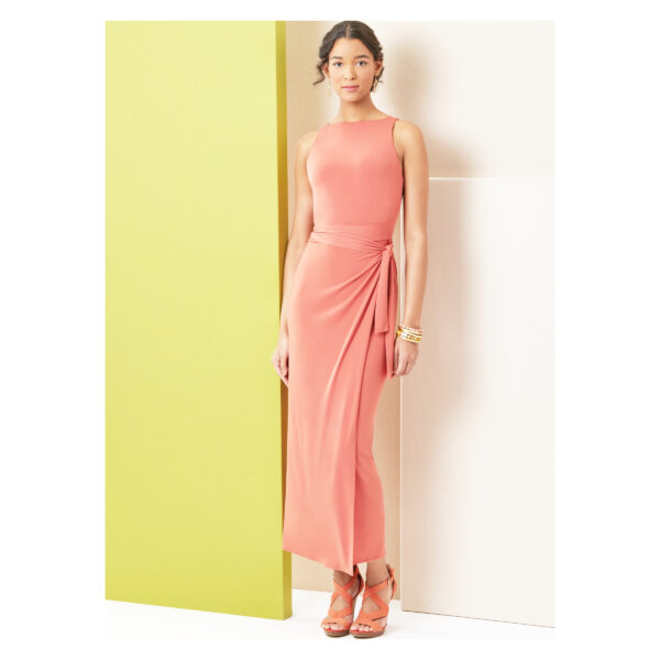 Butterick Schnittmuster - B7040 - seitlich drapiertes Jerseykleid – Bild 2