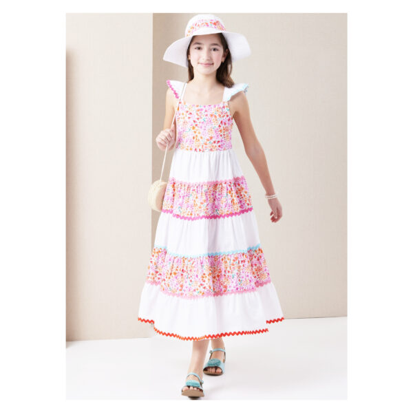 Butterick Schnittmuster - B7051 - romantisches Sommerkleid für Mädchen – Bild 2