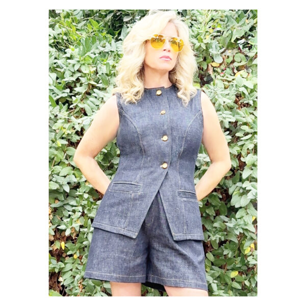 knowME Schnittmuster - ME2125 - lässige Shorts und Weste für Damen – Bild 2