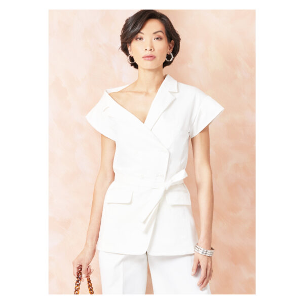 Vogue Schnittmuster - V2117 - eleganter Hosenanzug für Damen – Bild 2