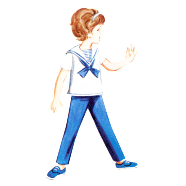 Butterick Schnittmuster - B7054 - Retro Sommeroutfit Kinder – Bild 3