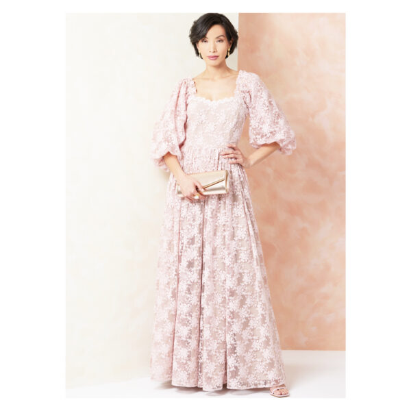 Vogue Schnittmuster V2109 - elegantes Kleid mit Karree-Ausschnitt – Bild 3