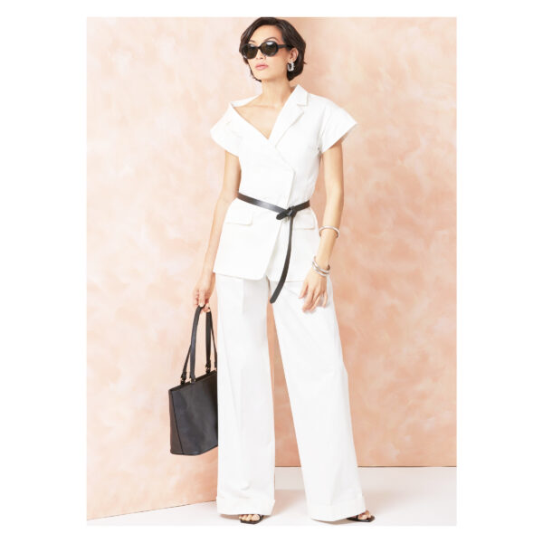 Vogue Schnittmuster - V2117 - eleganter Hosenanzug für Damen – Bild 3