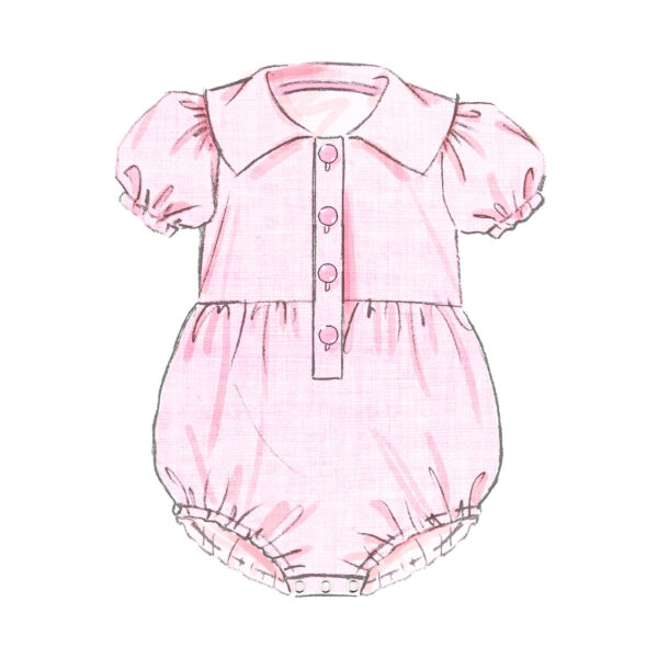 Butterick Schnittmuster - B7048 - Sommeranzug für Babys – Bild 4
