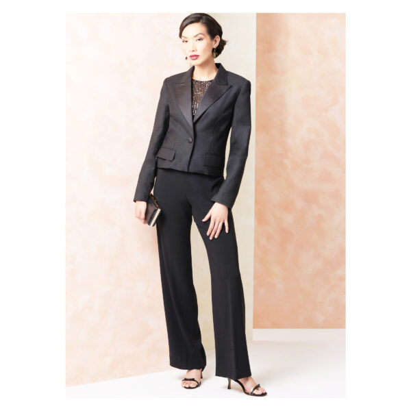 Vogue Schnittmuster - V2114 - kurzer Damenblazer mit Reverskragen – Bild 5