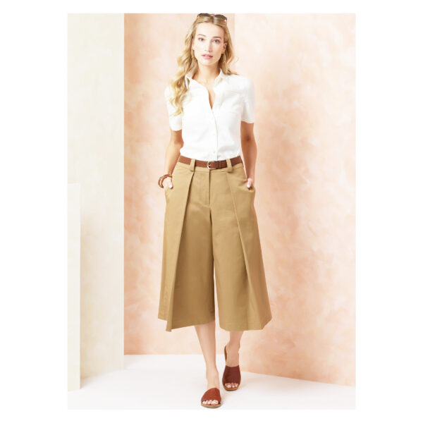 Vogue Schnittmuster - V2115 - eleganter Hosenrock mit Bügelfalte – Bild 5