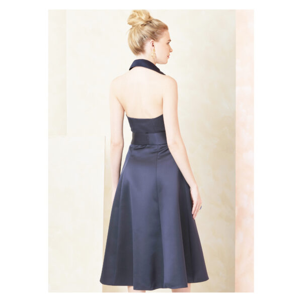 Vogue Schnittmuster - V2103 - rückenfreies Sommerkleid mit Kragen – Bild 5